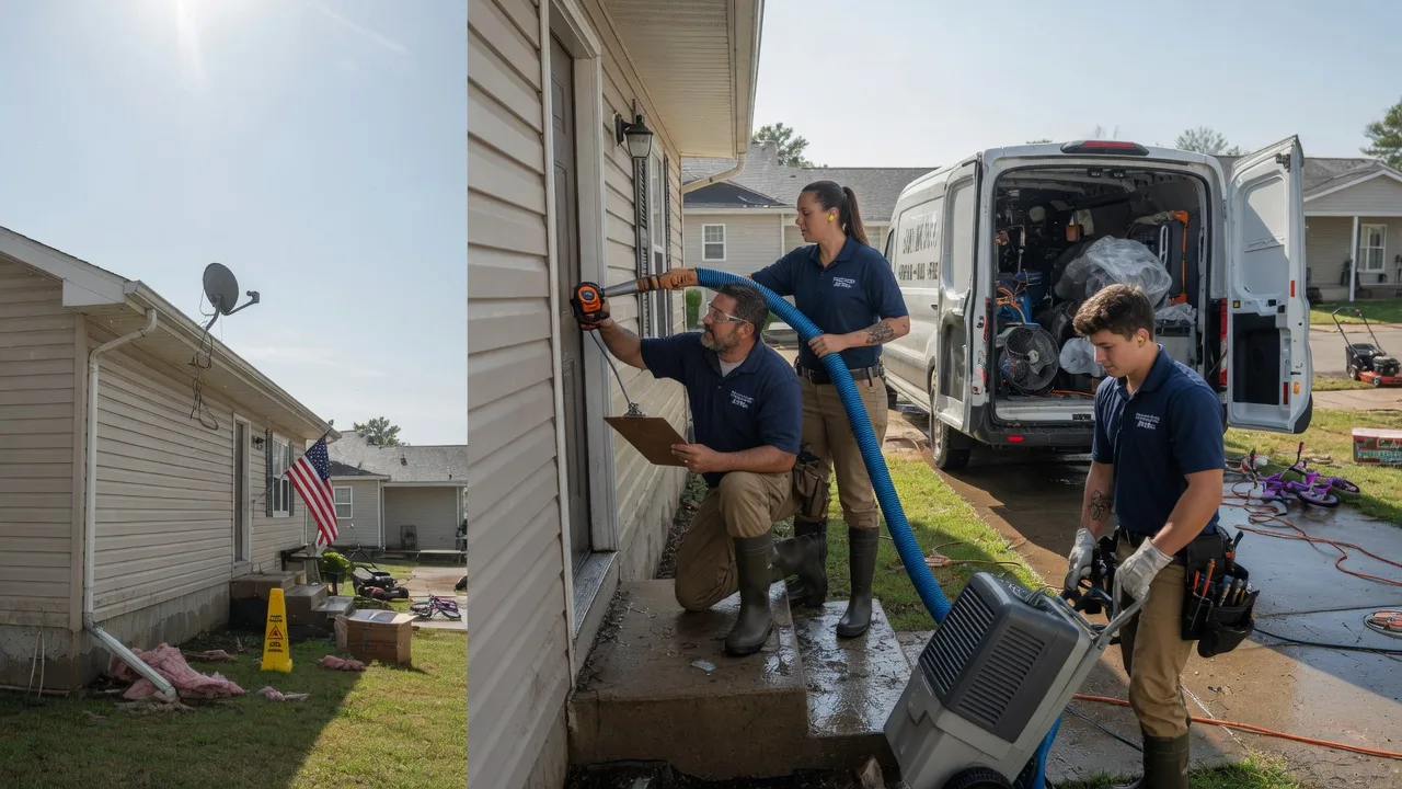 Ceiling Water Damage Restoration in Fountainville, PA near me